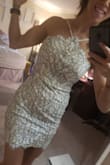 This was the perfect dress to slip into after a long wedding night I was able to dance a couple of songs in a comfortable dress. But still feel glam. Wore this again on the honeymoon! And to a white party! Super sexy really pretty. - Misty B.