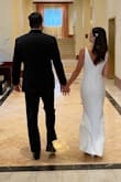 Needed a last minute dress for our intimate wedding. We decided to postpone our big wedding so wanted to save my actual wedding dress for next year. I got SO many compliments on this dress and was perfect for our micro wedding. - Maegen M.