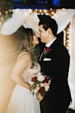 This dress was everything that I wanted for my small surprise backyard wedding coming up! It had all the sparkle on the top while still the elegance flow on the bottom. I ordered both a size 6 & 8 to see what fit best on my body. I ended up going with the 8 to give me more room on the top. Can't wait to wear in November!!! - Arianna I.