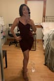 I am in love with this dress. It's probably my favorite dress I'll ever own and it instantly boosted my confidence as soon as I tried it on! I loved the plum purple color, the dress fit perfectly and accentuated my figure in the most tasteful way! I wore it on a date with my boyfriend and he was obsessed with it! I recommend this dress to any girl who wants to feel even more beautiful and confident! - Chloe B.