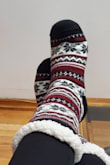 Love the beautiful pattern and how soft these are! They go great with leggings or joggers. - Laura D.