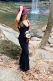 Fit perfectly, has two rather thick layers so it appears seamless. I'm short so I needed to have it hemmed but the dress is great quality. Would definitely recommend! I bought a size small. - Liza V.