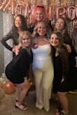 I wore this for my bachelorette party.
It revived so many compliments and was extremely comfortable to wear.
I did have to get it shortened due to being so short. - Raven H.