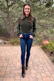 These are my go-to booties this Fall season. Because they're black & white I can match them with almost anything. Super comfortable & easy to walk in. - Paige B.