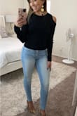 The top can be dressed up or worn casually. It's soft and comfortable but stretchy. It doesn't lose its shape after wearing it. I'd like it in more colors. - Joanna F.