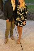 Wore this dress to a December wedding and it was perfect.. the fit was great and it did not gap at all. The length was also very modest. 10/10 recommend - Erica B.