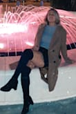 Really loved the boots, but they did run large. I ordered my usual size and reordered another pair in a whole size down. I have narrow feet, and the boots are wide but not too wide. Perfect height heel and so comfortable. Does not feel like I'm walking on hardwood floors lol - Melanie G.
