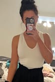 This top is very soft and the fit is perfect. You need this in every color. - Mary G.