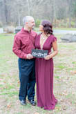 I wore this dress for my engagement session and loved how sexy and classy I felt in it. Just keep in mind, it has exposure around the breast area, I wore a sticky bra with it. I'm 5'6 tall and wore it with flats, but it would had been long enough with a 4 inch heel if I wanted to. - Simeris