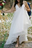 These were perfect for my backyard wedding. I'm not a big high heel person but wanted enough height for the occasion, and these were just the right height. They were so comfortable, and did just fine on the grass. - Lucy L.
