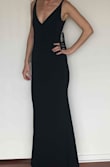 This dress is extremely comfortable and flattering. Great value for the price. I can't wear my tallest heels with it but I am 5'9" so that won't be a problem for everyone. - Julie V.