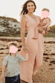 I bought this dress for a beach family photo shoot. I was looking for something blush with lots of movement. This dress definitely delivered! The fabric flows so well and looked amazing in our pictures. I love the color too. - Krista H.