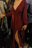 Bought it last minute for a wedding. It fit perfect and was a big hit. The zipper is a little tough to get over the ruching at the bust and it feels like it could break if you're to aggressive with it. Not enough of a reason for me to negativity review, the dress is too stunning. - Jordan B.