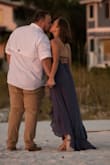 I was told I was going to a couples photo session, but I had an inkling my boyfriend was going to propose. I purchased this dress in hopes that it would be in all my engagement photos and sure enough it was! Not to mention my fiancé loved it too!
 Fits TTS, could have been hemmed if I had more time but I went with the "train" look. 10/10 recommend this dress for any event, I may even consider this look for my bridesmaids! - Christina B.