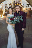 I purchased this dress for my small wedding celebration and photoshoot and it was perfect! I loved how simple and classic it was. I felt absolutely beautiful and comfortable in it, I purchased a size small. I could not be happier, totally affordable and perfect for what I was looking for!! - Monique G.