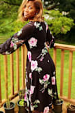 I love the way it blows with the wind and the flowers is that perfect girly touch! - Laeshia V.