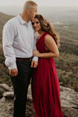 The straps were a little big but when I pulled the dress lower it was great! Loved this dress for our engagement photos ! - Brooke W.