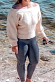Great quality sweater! Very cute style. It's made on the thicker side so it would be good for the cooler weather. - Brittany C.
