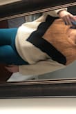 I love the way the brown in this sweater compliments my skin tone! Very comfortable. A little lighter so would be great for cooler weather on its own but not too cold. - Brittany C.