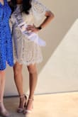 Wore this dress for my bridal shower and it was perfect. It fits just right and is very fitting for a bride to be. - Afsana M.