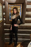 This dress hugged my body perfectly! I envisioned how I wanted to look in the dress, and when I tried it on, it was exactly as I wanted it to be. I also wear this as a rouched sweater. This can be dressed up or down, it's very versatile and comfortable! - Amy H.
