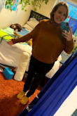 I ended up returning this sweater. It is very soft. The small fit, however it was like a crop top if I lifted up my arms-and I have a short/average length torso. Over all did not find flattering on myself. - Whitney S.