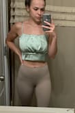 This is so gorgeous and flattering. I wish it came in pink or blue as well it's gorgeous.  I didn't even need to wear a bra. - Abigail H.