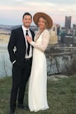 I bought this dress for my intimate last minute wedding and it was stunning!  I had so many compliments, it fit like a glove!  Extremely comfortable and easy flowing, I still more about a 3 inch heel and I stepped on the bottom quite a bit but I didn't care.  Loved this dress and would wear it again! - Diana H.