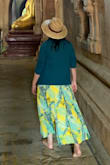 These colors just make me feel happy. I bought this outfit to wear on vacation and this ended up being my birthday outfit while I was in a hot air balloon in Bagan. I like that it's two pieces because you can mix and match if needed. - Minna T.