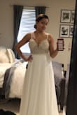 This dress is absolutely amazing! My fiancé and I decided to have a small commitment ceremony with our four children on NYE. Last minute decision since we can't get married during this pandemic. This dress looks so much more expensive then what I paid for it. Love! - Kausa P.