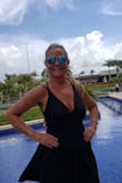 Super cute LBD, purchased it for a destination wedding in the DR. Dress traveled well and easy to iron if a quick touch up is needed. I received a lot of compliments, sorry no picture of the back of the dress. I would recommend this. I also purchased it in white for our 2 year vow renewal in Hawaii in 2021 - LAURIE