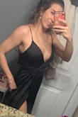 This dress was very pretty, I'm 5'10 and even with heels it was very long. Which I don't mind, but for shorter girls, you may find that it's pretty long! I ordered it to go to a ball for New Years. The slit is not as dramatic as it looks in the picture. But it's still a gorgeous dress. - Anna B.