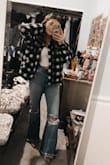 This jacket is so cute for the winter! It's a lot thicker than expected and looks cute with everything! I'm pretty petite so the sleeves do feel a little long at times but nothing that I can't overlook! I also prefer it without the belt for a more casual look! - Darian W.