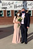 This dress looks and fits amazing! Has the perfect amount of stretch to fit any body type and double material to hide little imperfections. My shoes 2" the length was perfecto! Mi amor loved it too. - Carmen S.