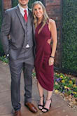 This dress was absolutely perfect! It fit like a glove, and was flattering in all the right places. - Kimberly C.