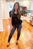The details on the heels are gorgeous & looks very high end. I highly suggest these. - Alicia
