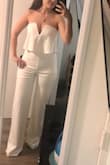 The material and finish are nice... Loved it! But the legs are long... Need to fix them to be able to wear them with high heels, which I'm wearing in the picture. I'm 5'3 (or 1,6 m). - ROMINA H.
