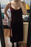 Bought for a NYE event, love the slit, beautiful color and feel, definitely needs to be dressed up a bit. - Jaclyn H.