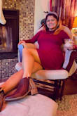 Love this dress! It's perfect for the holidays and super comfortable. - Shasta T.