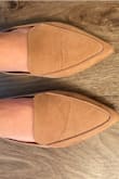 They are true to size, I typically wear a 6.5 and these fit great. They are not the most comfortable flats but they are fine for me just wearing to work and sitting at my desk! They also started to crease right (attached a photo for reference) - Shayla K.