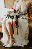 I wore these for my wedding and they were super comfortable! I like that they have a small heel to give some height and length but are short enough that they are easy to walk in and relatively comfortable. I wore them for about 5-6 hours alternating between sitting/standing and it wasn't too bad. They run a tad large but I still wouldn't size up. Overall a great pair of cute affordable shoes! **I wore these shoes with the True Love White Beaded Rhinestone Maxi Dress** - Shaina W.