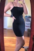 I have never felt so good in a dress! Despite being tight, the thick material skims over less flattering places, but really accentuates your curves in all the right places. I really like that the dress isn't just a tube - it's sewed to allow for bigger hips, so the material doesn't pull awkwardly. If you're unsure about sizing (like I was) you can send your measurements to someone in the Lulus live chat and they'll help you pick the perfect size. I cannot wait to wear this on NYE! - Gabriella M.