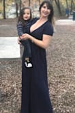 Ordered this for a DIY photo session with my kiddo. The dress was flattering and comfortable. Lots of cleavage but I'm god with that. - Melissa L.