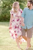This dress made my engagement photos! Loves how it flowed with the slight breeze and the fit. I'm a little busty and did wear a nude tank underneath to make sure I was completely covered but wouldn't change a thing! - Shannon J.