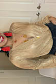 Absolutely gorgeous top! Fabric is perfectly shiny not itchy. Elegant and just beautiful. - Etlir G.