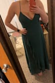 I am so excited to wear this dress for a NYE wedding! I tried it on and fits perfectly. I feel so good in in! Going to pair it with some black heels and gold jewelry. Love love love. - Ana B.