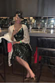 I purchased this dress for NYE 2019 & absolutely loved it. I felt beautiful in it. The quality was great and the fit was true to size. I need to lose a little quarantine weight to wear it again at another fabulous festive event. - Lea F.