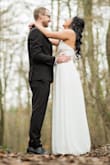 It was quite large in the bust area but it was easily solved by our tailor. The dress itself was comfortable, easy to move in, and was made of really really good quality fabric. I am glad I chose this dress for my wedding lunch and can't wait to wear it again in a casual setting! - Athena B.