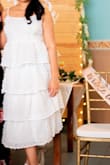 I love this dress. Ordered for my bridal shower and it was perfect! The bust area was a little loose for me but luckily you can adjust the strap for the right fit. Overall I was happy with this dress. - Nalesha K.