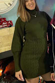 Love how the dress fits, I am 22 weeks pregnant and love how it fits. - Lourdes S.